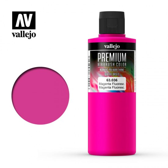 Premium Colour Acrylic Paint - Magenta Fluo (200ml/6.76fl.oz)