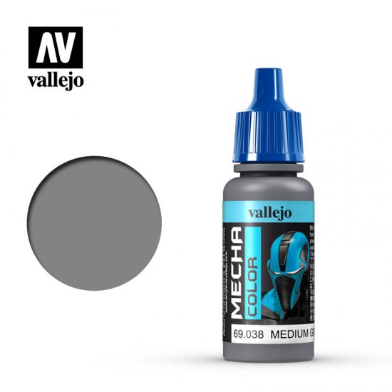 [Mecha Colour] Acrylic Paint - #Medium Grey (17ml)