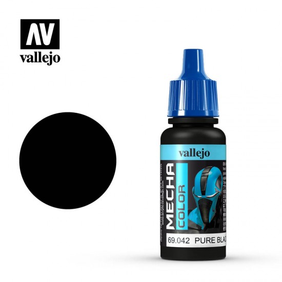 [Mecha Colour] Acrylic Paint - #Pure Black (17ml)