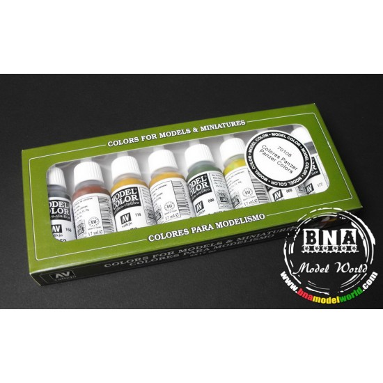 Model Colour Set - Panzer Colours (8 x 17ml)