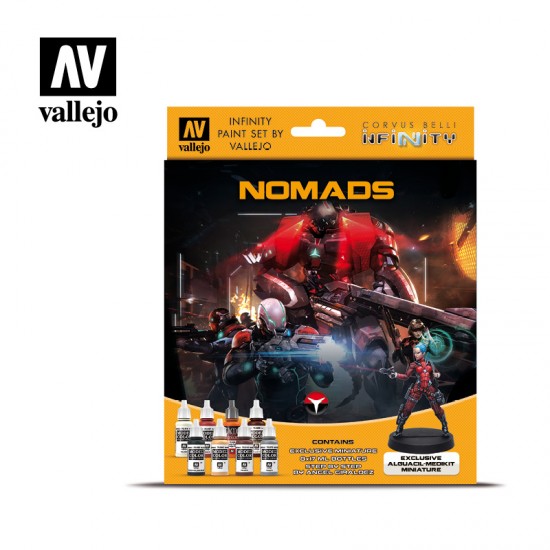 Acrylic Paint Set - Infinity Nomads Exclusive Miniature (8 x 17ml)
