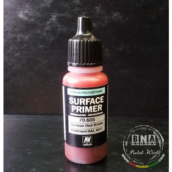 Acrylic Polyurethane - German Red Brown Surface Primer 17ml