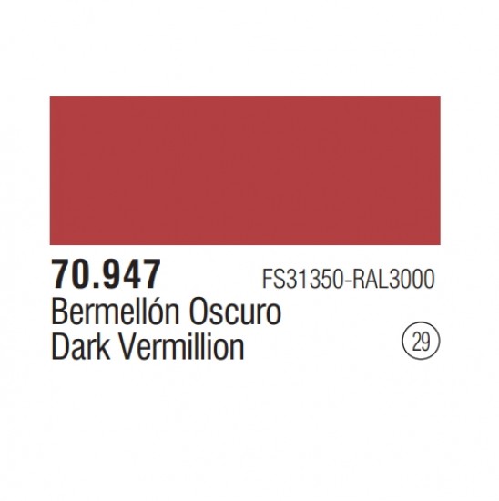 Model Colour Acrylic Paint - Dark Vermillion 17ml