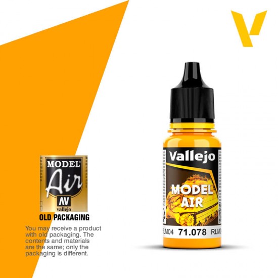 Model Air Acrylic Paint - Gold Yellow 17ml