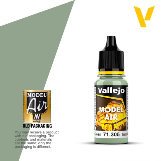 Model Air Acrylic Paint - Interior Grey Green 17ml
