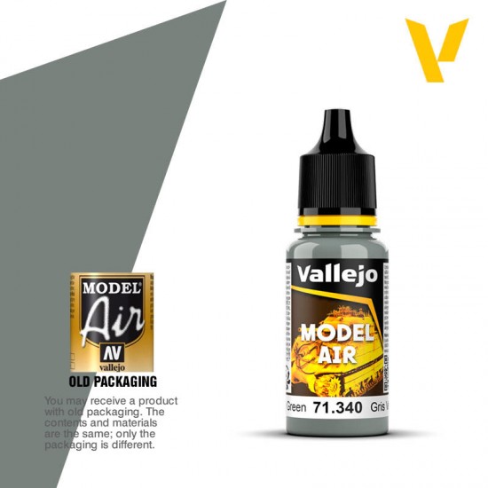 Model Air Acrylic Paint - Grey Green (17ml)