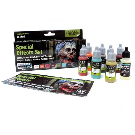 Special Effects Acrylic Paint Set - Angel Giraldez (8 x 17ml)