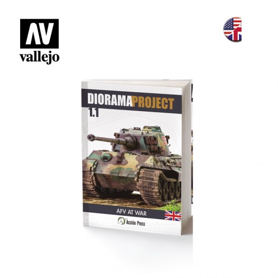 Vallejo Book: Diorama Project 1.1 AFV at War (English, 120 pages)