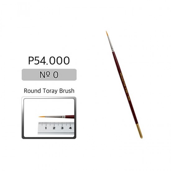 Round Toray Brush No.0 Paint Brush