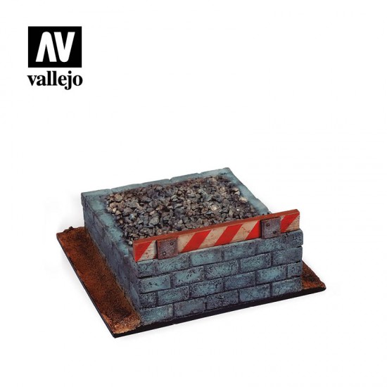 1/35 Railroad Buffer Block (11x11x5.5 cm/4.33x4.33x2.16 in)