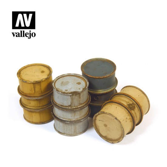1/35 German Fuel Drums #1 (4pcs)