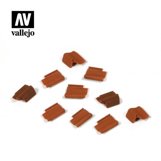 1/35 European Roof Tiles set (approx. 5g)