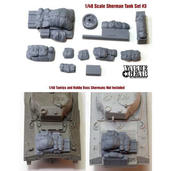 1/48 Allied Sherman Tank Stowage Set #3
