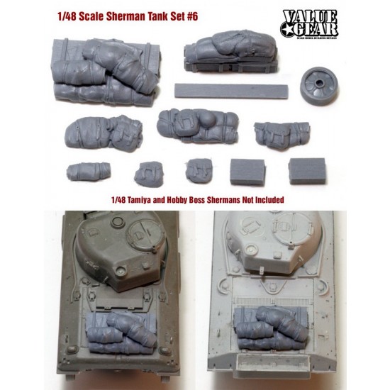 1/48 Allied Sherman Tank Stowage Set #6