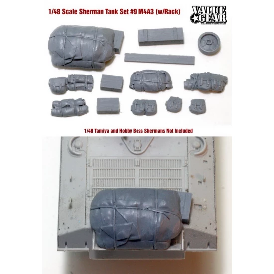 1/48 Allied Sherman Tank Stowage Set #9