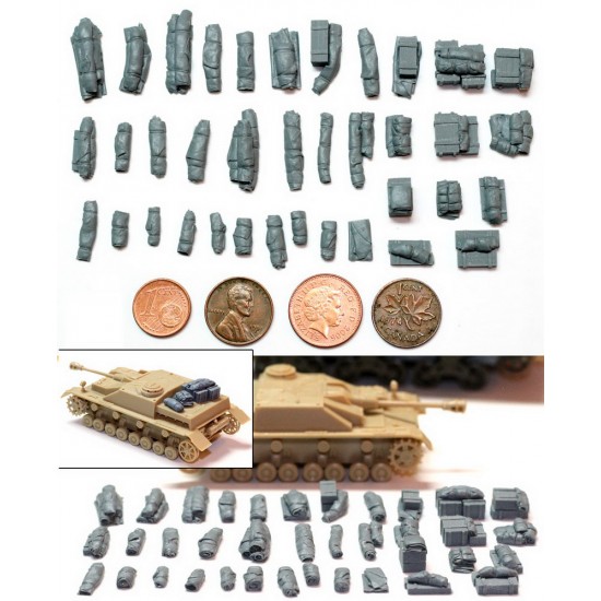 1/72 Universal Tents, Tarps & Crates #1 (37 pieces)