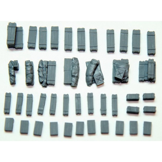 1/72 Allied Ammo & Ration Crates (40pcs, including Bundles and Crate Stacks)