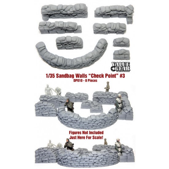 1/35 Configurable Sandbags "Checkpoint #3" (8pcs)