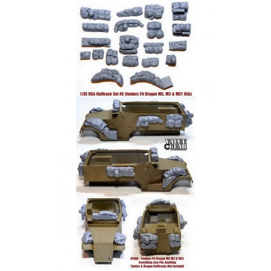 1/35 US Halftrack Stowage Set #5 for Dragon M2 M3 and M21 kits