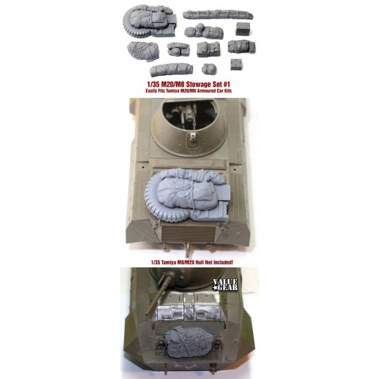 1/35 M20/M8 Armoured Car Stowage Set #1 for Tamiya kits (12pcs)
