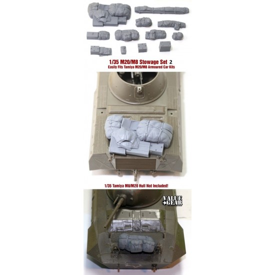 1/35 M20/M8 Armoured Car Stowage Set #2 for Tamiya kits (12pcs)