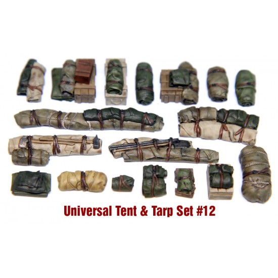 1/35 Universal Tents & Tarps Set #12 (18pcs)