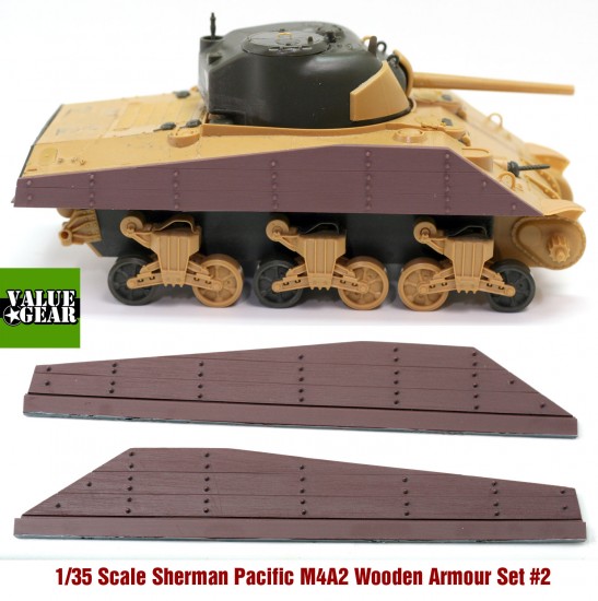 1/35 Sherman M4A2 Wood Panel Armour Set #2
