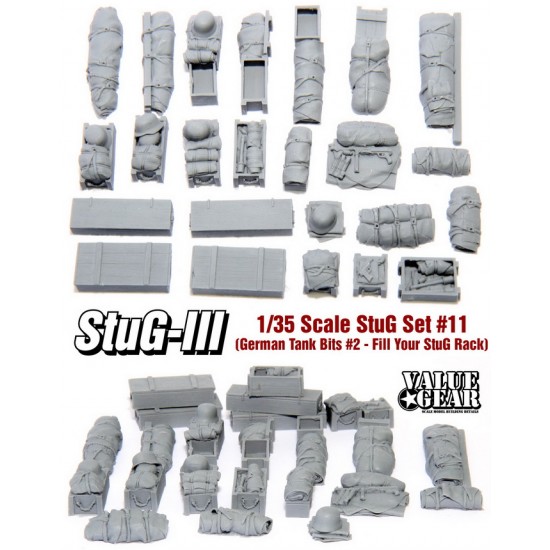 1/35 German StuG III & IV Tank Bits #2 (24pcs)