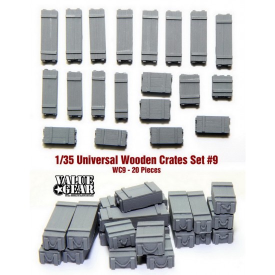 1/35 Wooden Crates #9 (20pcs)