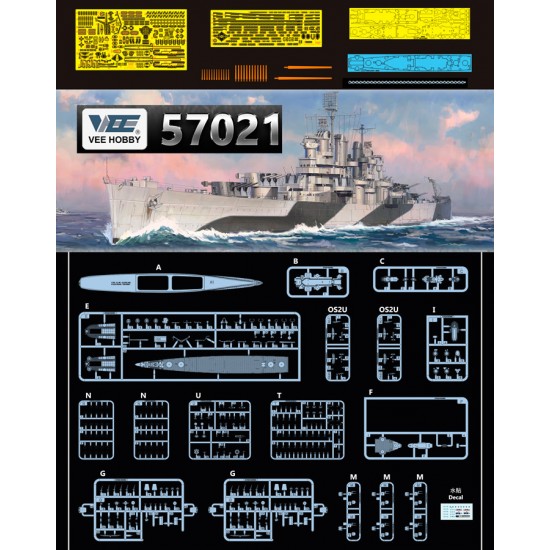 1/700 USS Houston CL-81 1944 [Professional Edition]