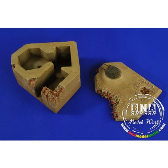 1/35 Panzer I Turret Bunker Bombed