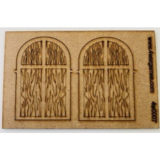 Gate (2pcs, Laser-Cut MDF) Vertigo Miniatures 4w0007