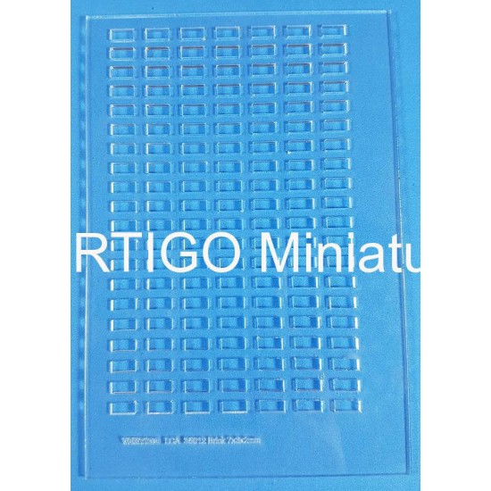 1/35 Bricks Mould (size brick: 7 x 3 x 2mm, 140pcs)