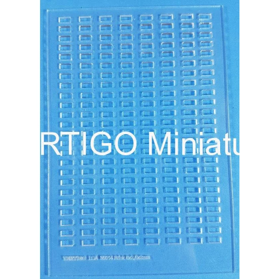 1/35 Bricks Mould (size brick: 6 x 2.5 x 2mm, 192pcs) 