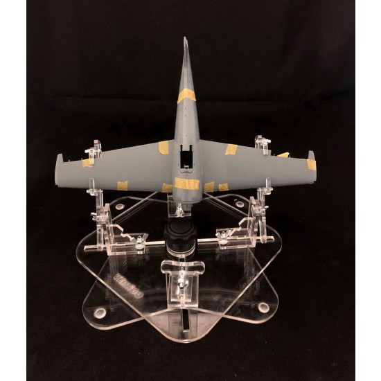 Airbrush II - Aircraft Painting & Weathering Jigs w/Rotary Base