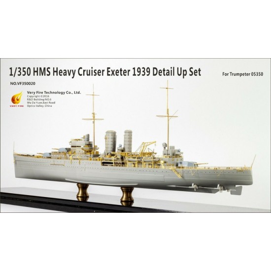 1/350 HMS Heavy Cruiser Exeter 1939 Detail-up Set for Trumpeter kit #05350