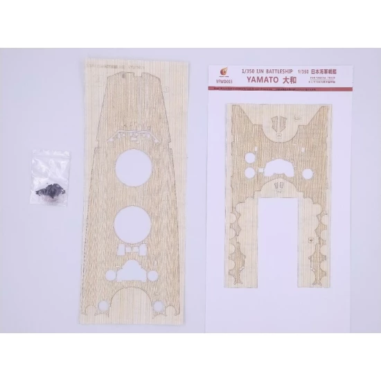 1/350 Japanese Battleship Yamato Wooden Deck for Tamiya kit #78030