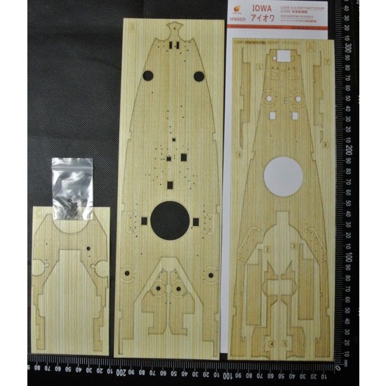 1/350 USS Iowa (BB-61) Wooden Deck for #VF350910