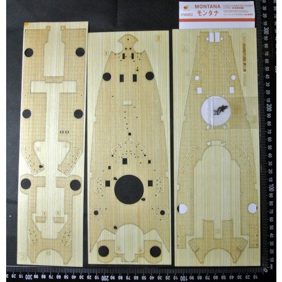 1/350 USS Montana BB-67 Wooden Deck for #VF350913