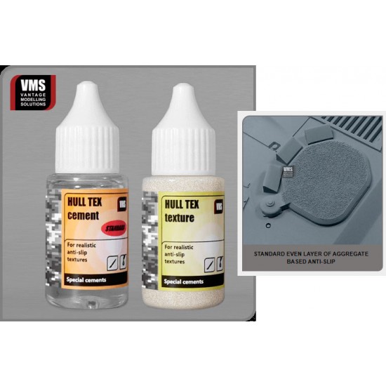 Hull Tex STANDARD for Creating Aggregate Anti-slip Patterns (2 x 20 ml)