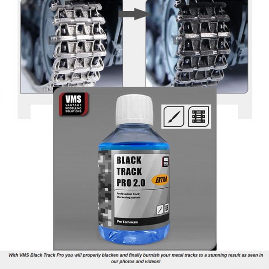 Black Trac Pro 2.0 Track Blackening and Burnishing Fluid (200ml)