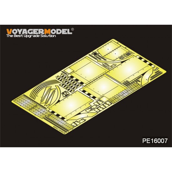 1/16 WWII German King Tiger Fenders (Early Type) for Trumpeter kit