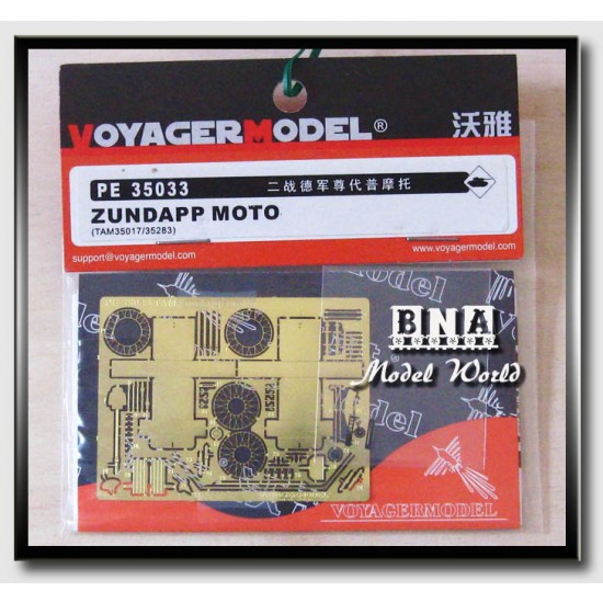 Photoetch for 1/35 German Zundapp Motorcycle for Tamiya kit #35017/35283