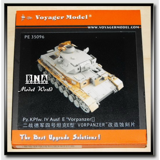 Upgrade Set for 1/35 German Panzer IV Ausf.E "Vorpanzer" for Dragon #6301