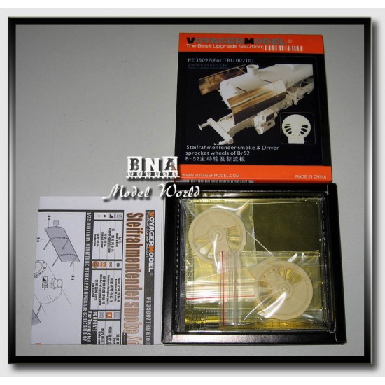 1/35 Steifrahmentender Smoke & Driver Sprocket Wheels for Kriegslokomotive BR52