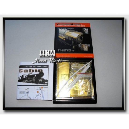 Upgrade Set for 1/35 Kriegslokomotive BR52 Driver's Cabin for Trumpeter #00210