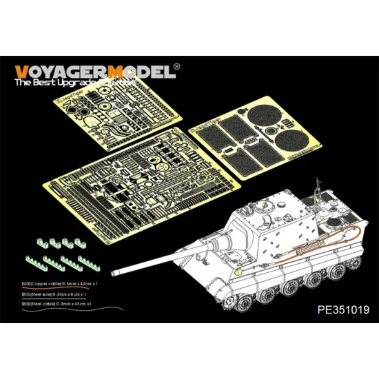 1/35 WWII German Jagdtiger Henschel Detail Set for Takom Model #8001