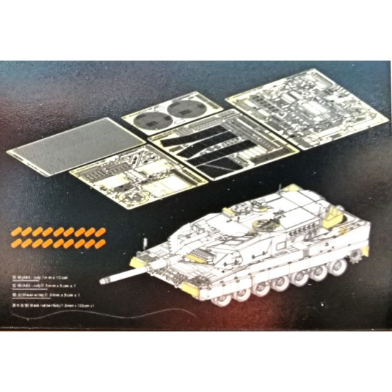 1/35 Modern German Leopard 2A6 Basic Detail Set for Border Models #BT-002