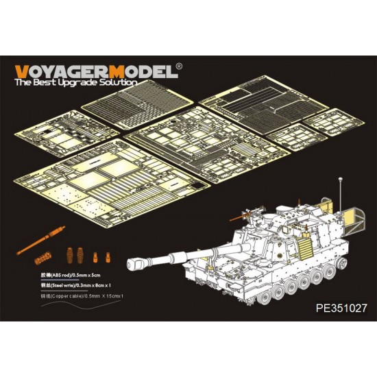 1/35 Modern US Army M109A7 Self-propelled Howitzer Detail Set for Panda Hobby kit #PH35028