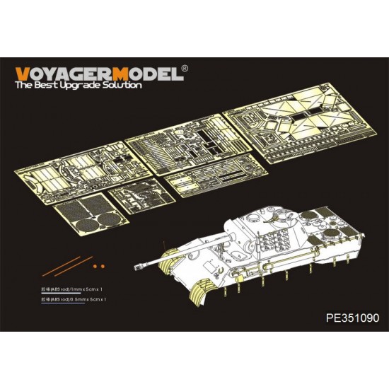 1/35 WWII German Panther A Mid Version Basic Detail Set for Dragon kits #6160/6168/6358